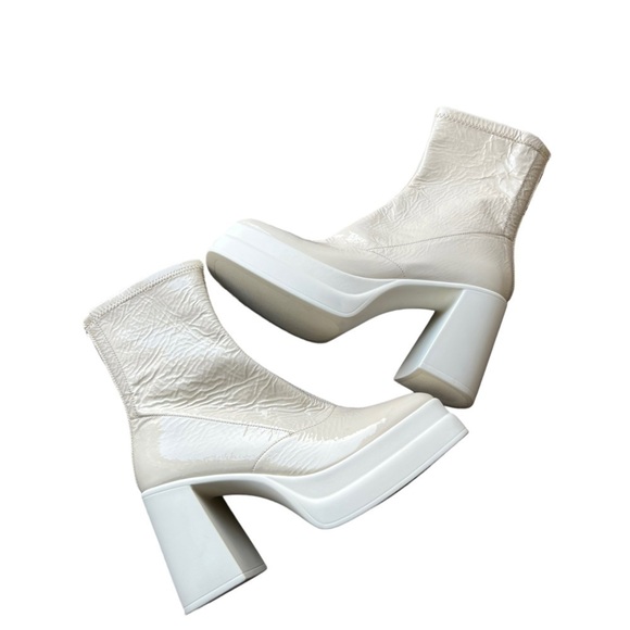 Free People - Double Stack Platform Bootie Sz39 1/2 - Picture 9 of 13